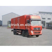 Dongfeng brand 8X4 drive van truck for 20-48 cubic meter